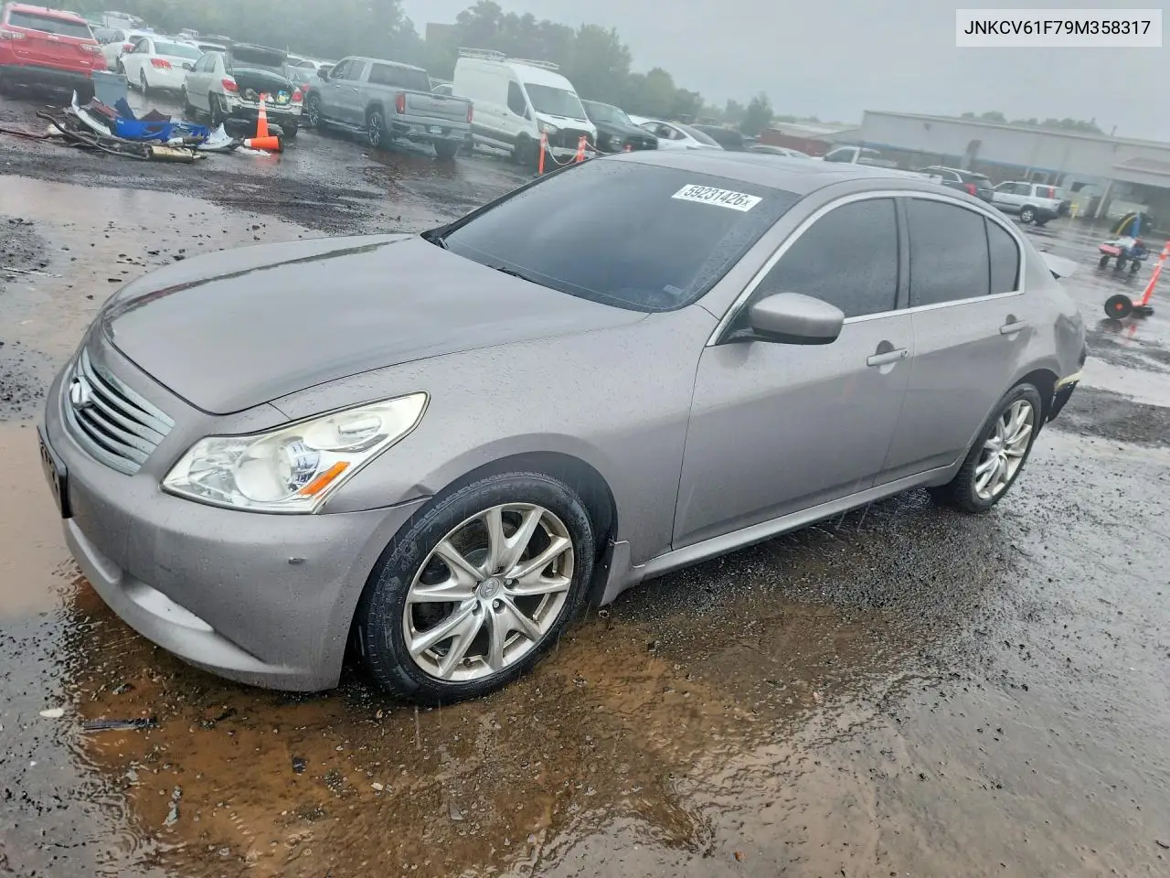 2009 Infiniti G37 Sedan X VIN: JNKCV61F79M358317 Lot: 59231426