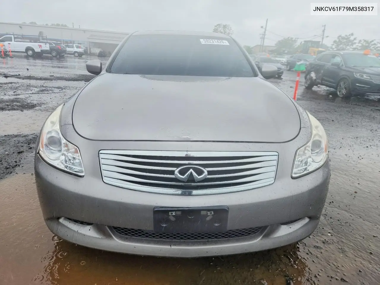 2009 Infiniti G37 Sedan X VIN: JNKCV61F79M358317 Lot: 59231426
