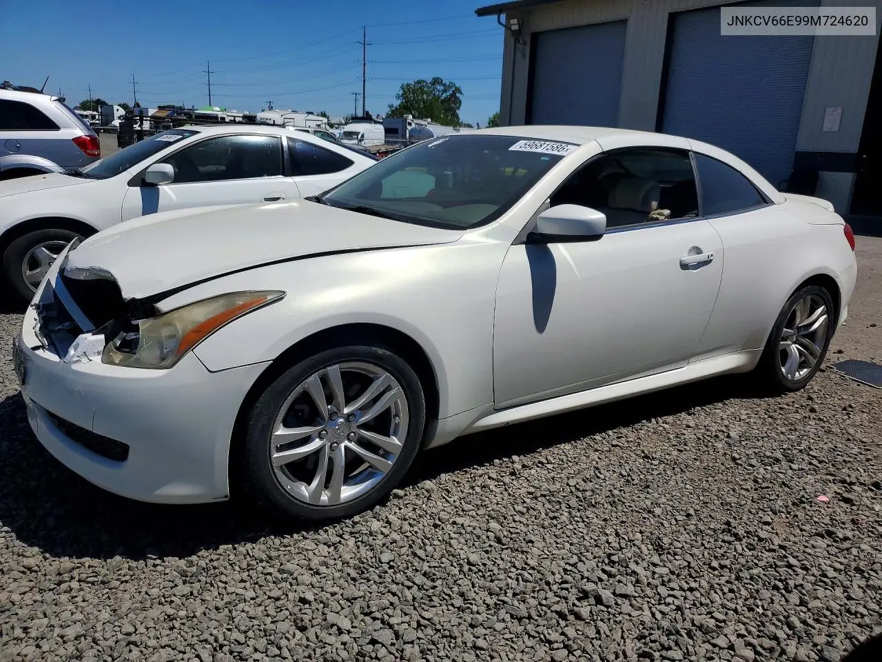 2009 Infiniti G37 Convertible Base VIN: JNKCV66E99M724620 Lot: 59681586
