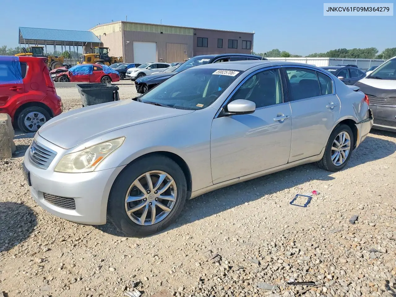 2009 Infiniti G37 Sedan X VIN: JNKCV61F09M364279 Lot: 59825706