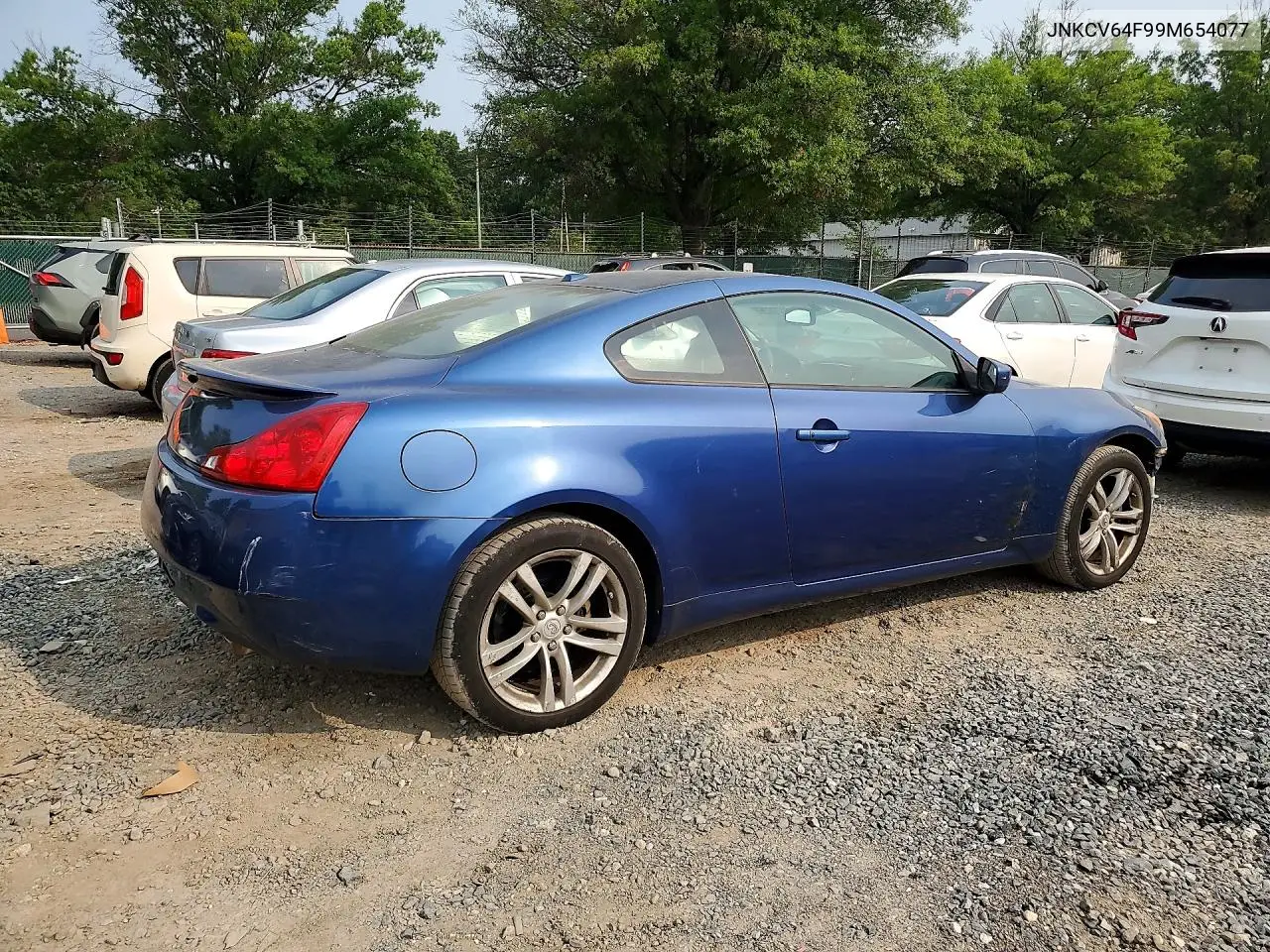 2009 Infiniti G37 Coupe X VIN: JNKCV64F99M654077 Lot: 60790366