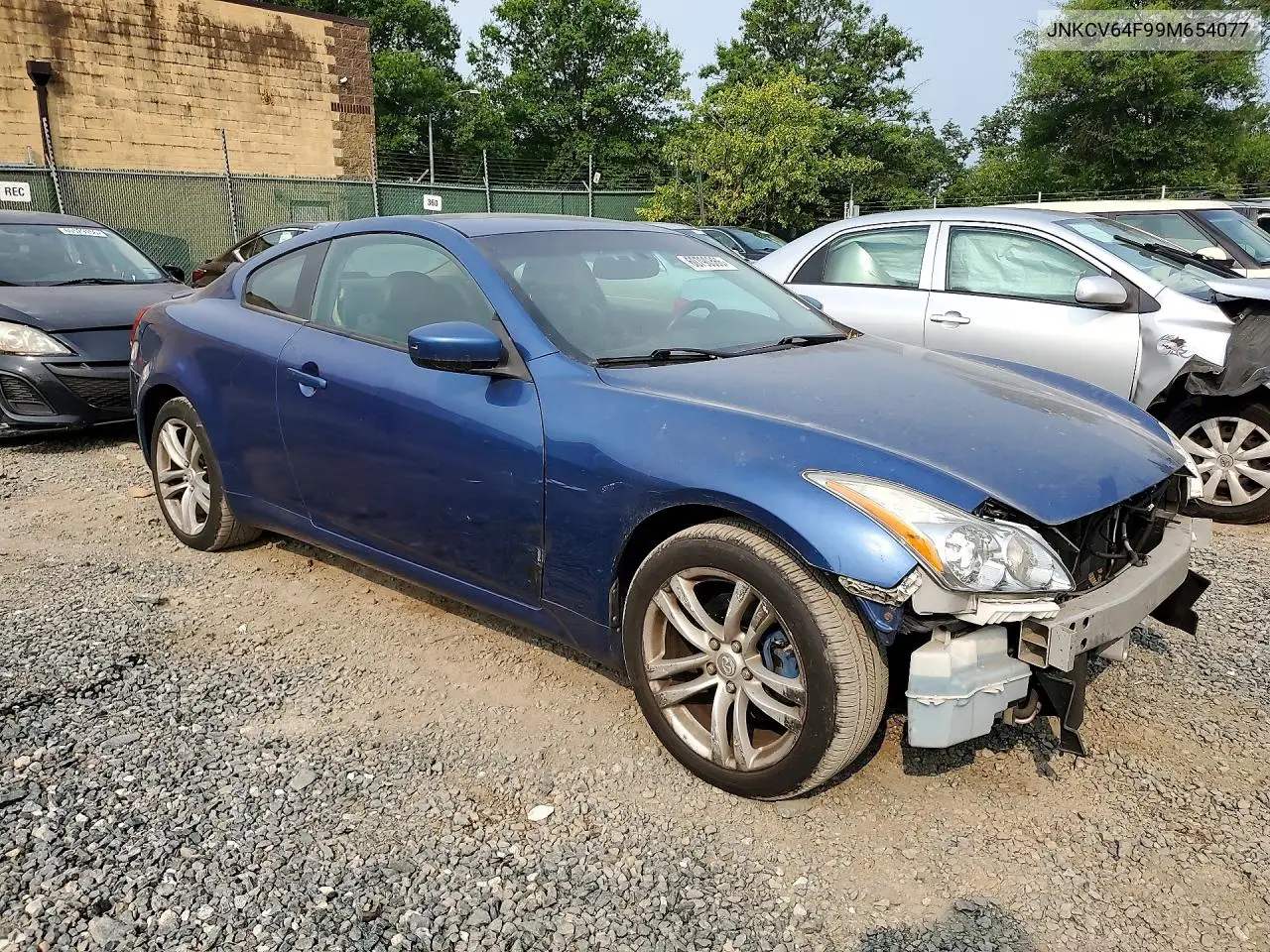 2009 Infiniti G37 Coupe X VIN: JNKCV64F99M654077 Lot: 60790366
