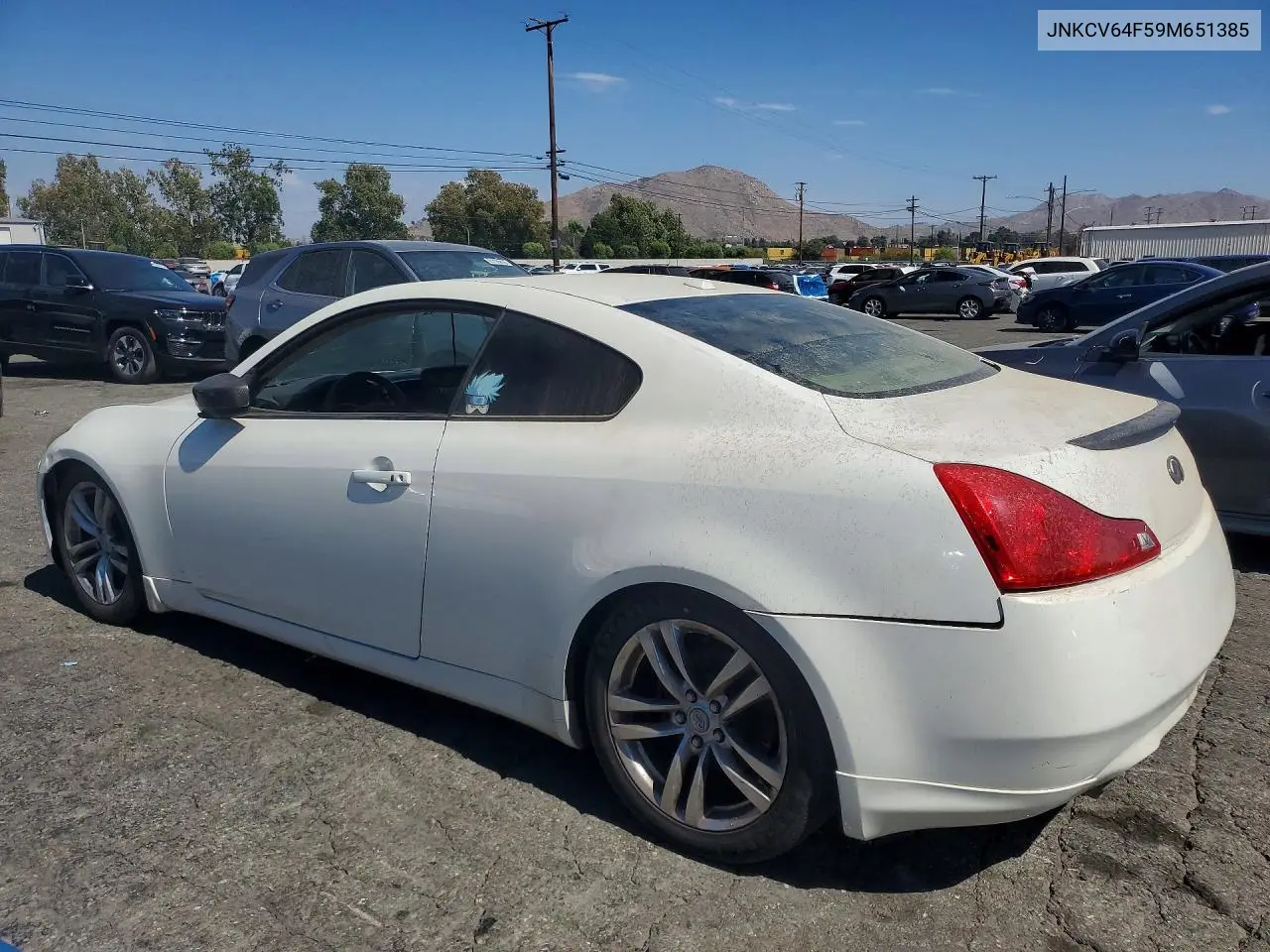 2009 Infiniti G37 Coupe X VIN: JNKCV64F59M651385 Lot: 60845236