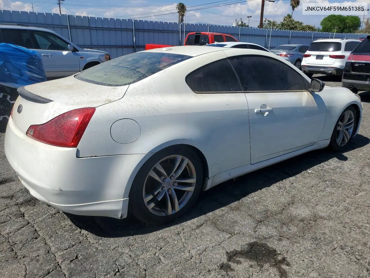 2009 Infiniti G37 Coupe X VIN: JNKCV64F59M651385 Lot: 60845236