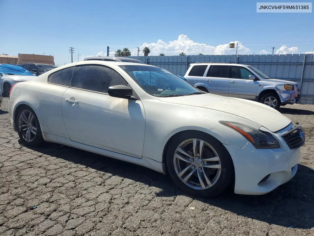 2009 Infiniti G37 Coupe X VIN: JNKCV64F59M651385 Lot: 60845236