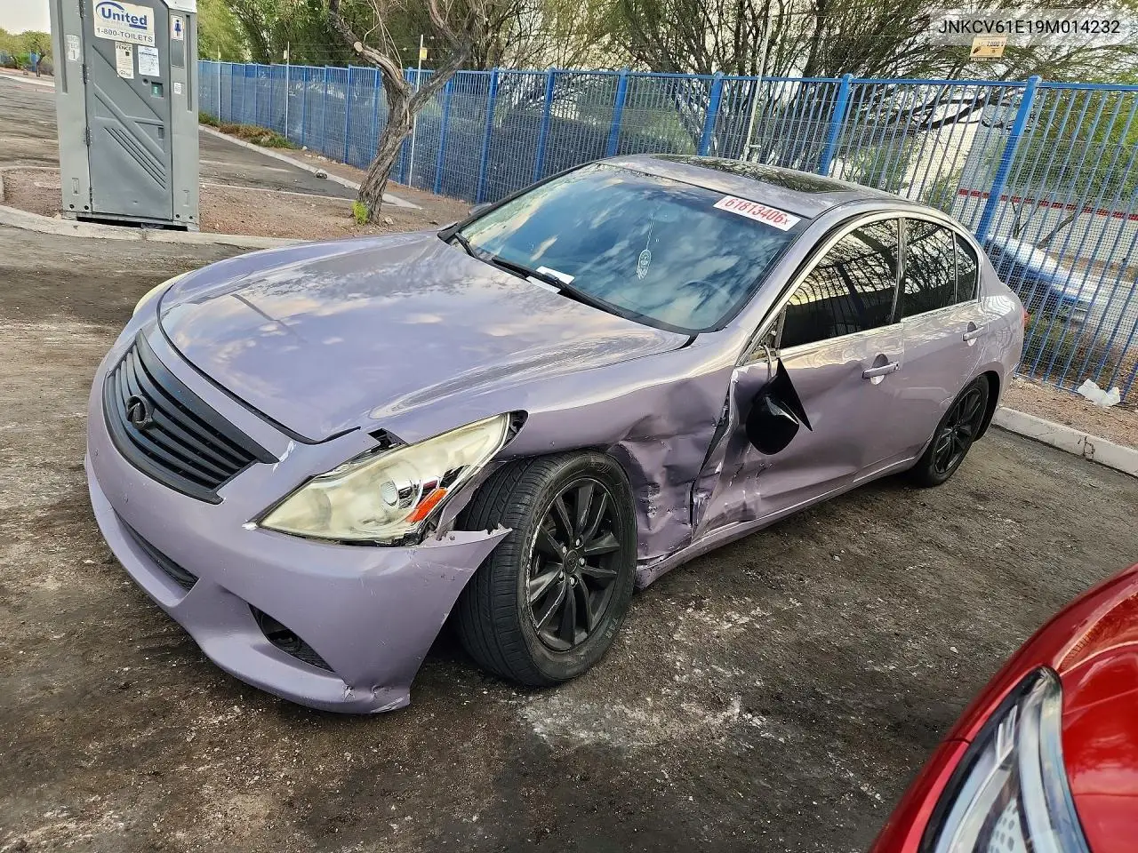2009 Infiniti G37 Sedan Base VIN: JNKCV61E19M014232 Lot: 61813406