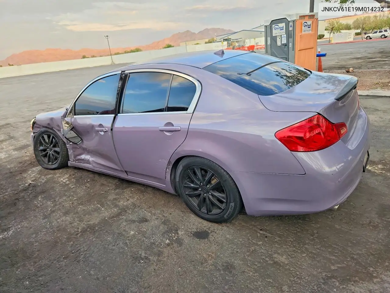 2009 Infiniti G37 Sedan Base VIN: JNKCV61E19M014232 Lot: 61813406