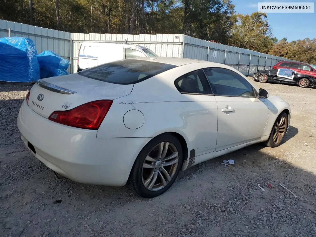 JNKCV64E39M606551 2009 Infiniti G37 Base