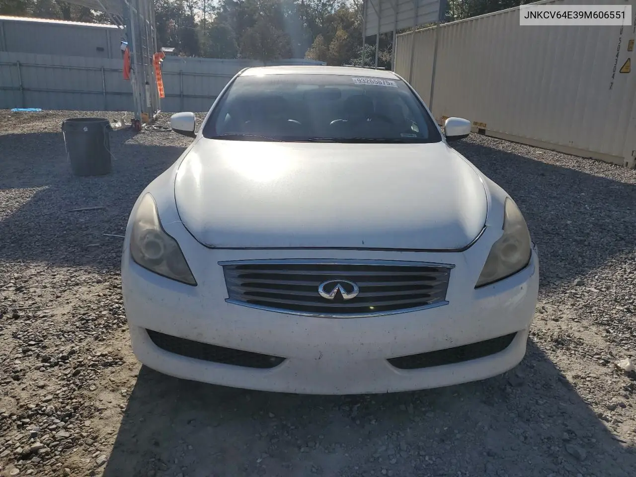 JNKCV64E39M606551 2009 Infiniti G37 Base