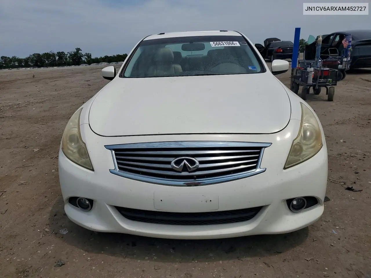 2010 Infiniti G37 Sedan X VIN: JN1CV6ARXAM452727 Lot: 56631066