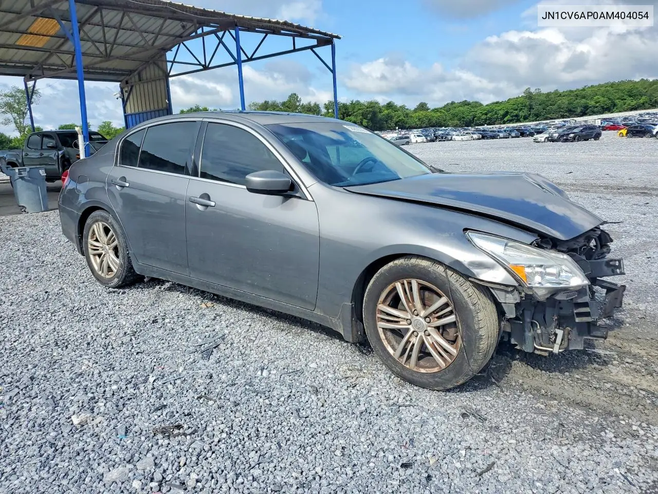 2010 Infiniti G37 Sedan Base VIN: JN1CV6AP0AM404054 Lot: 58202226