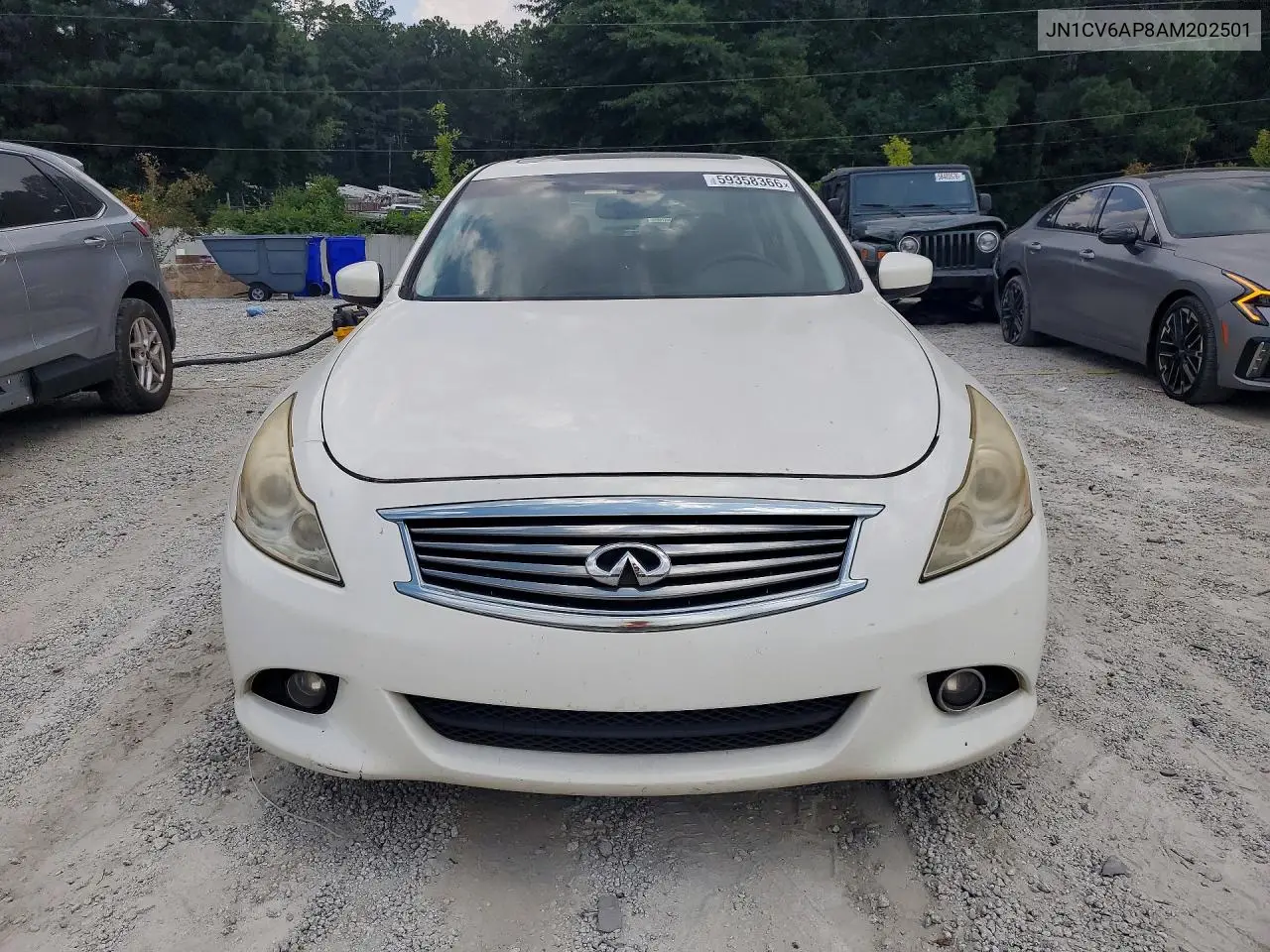 2010 Infiniti G37 Sedan Base VIN: JN1CV6AP8AM202501 Lot: 59358366