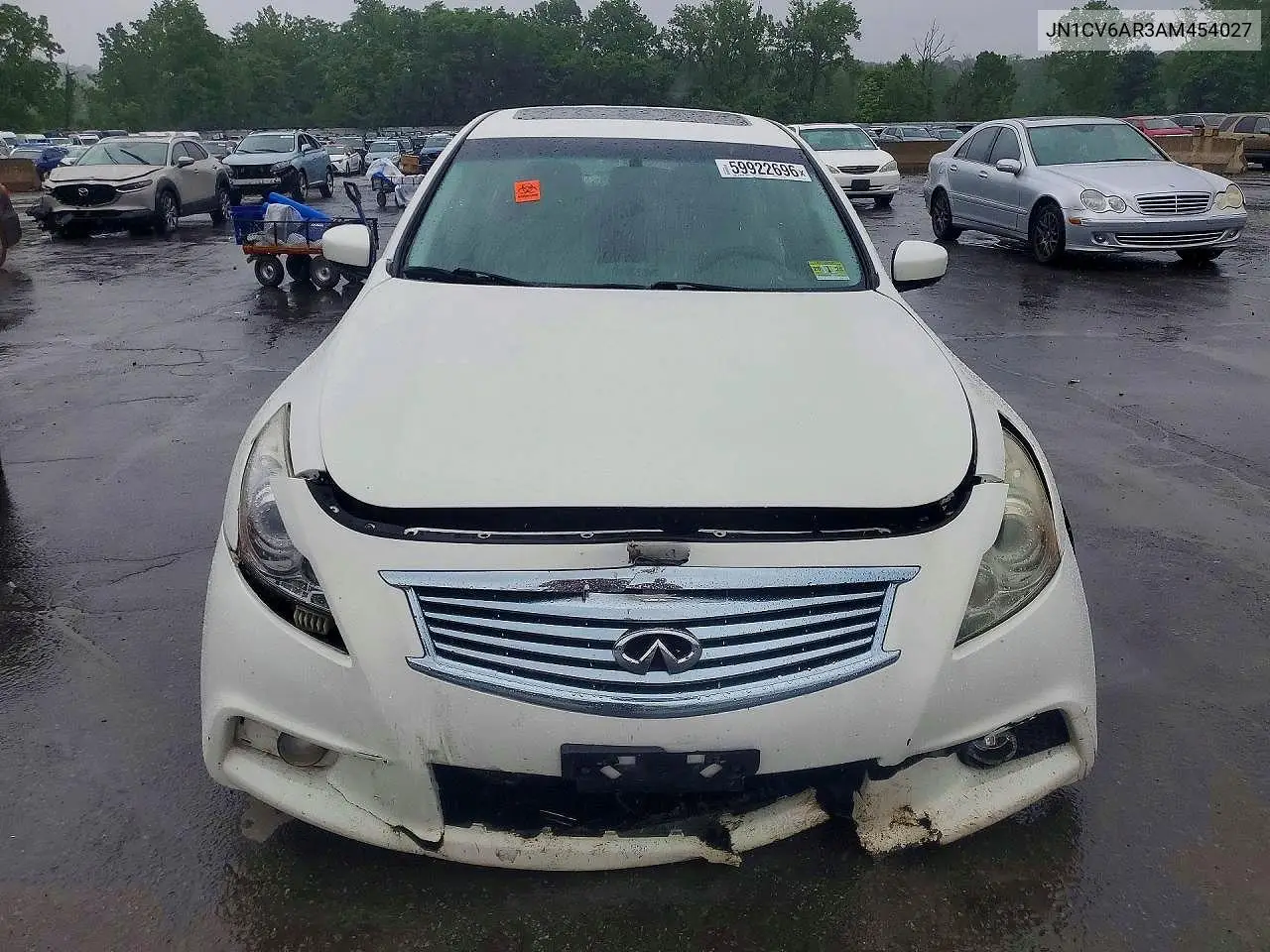 2010 Infiniti G37 VIN: JN1CV6AR3AM454027 Lot: 59922716