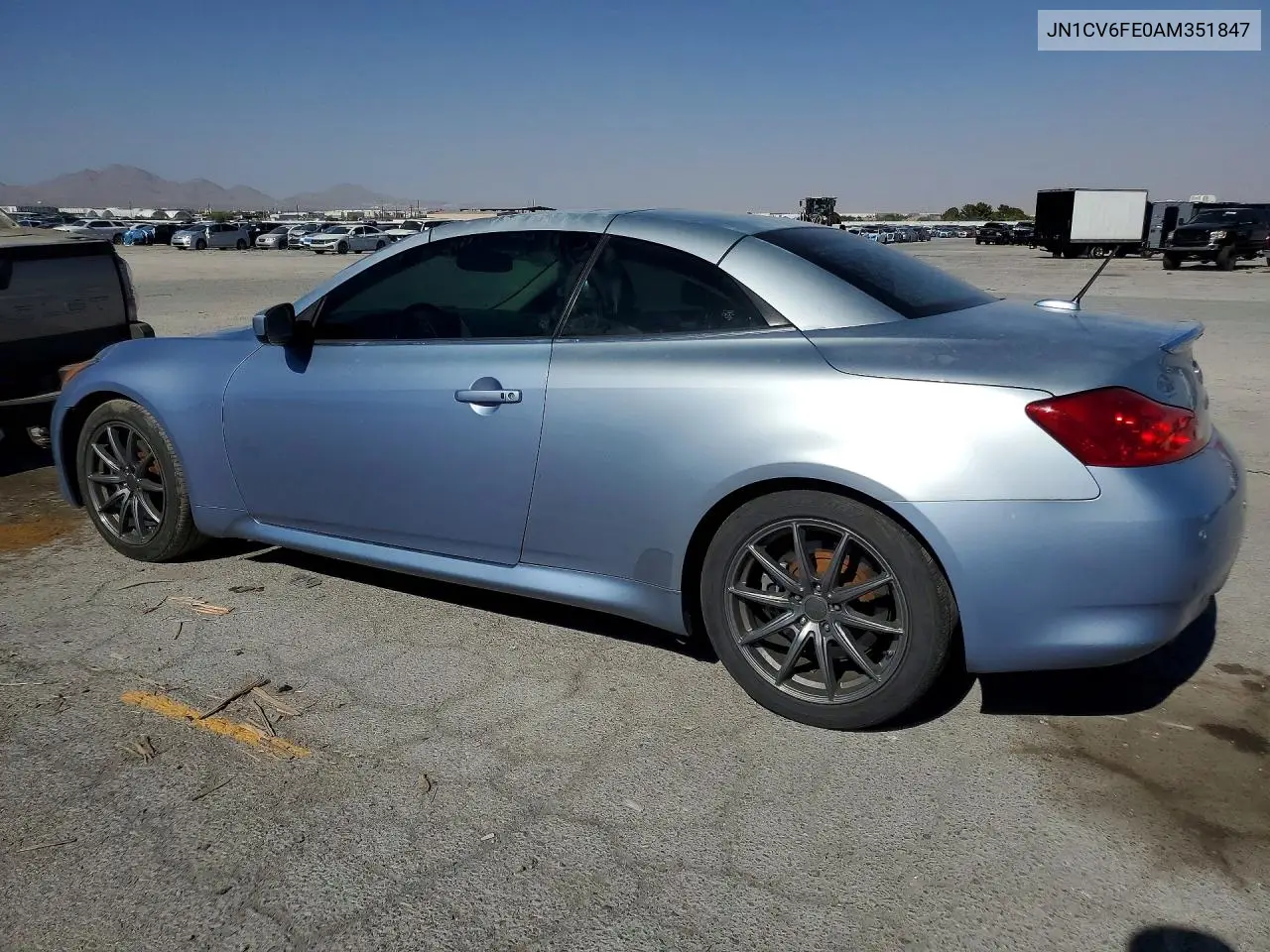 2010 Infiniti G37 Convertible Base VIN: JN1CV6FE0AM351847 Lot: 60646326
