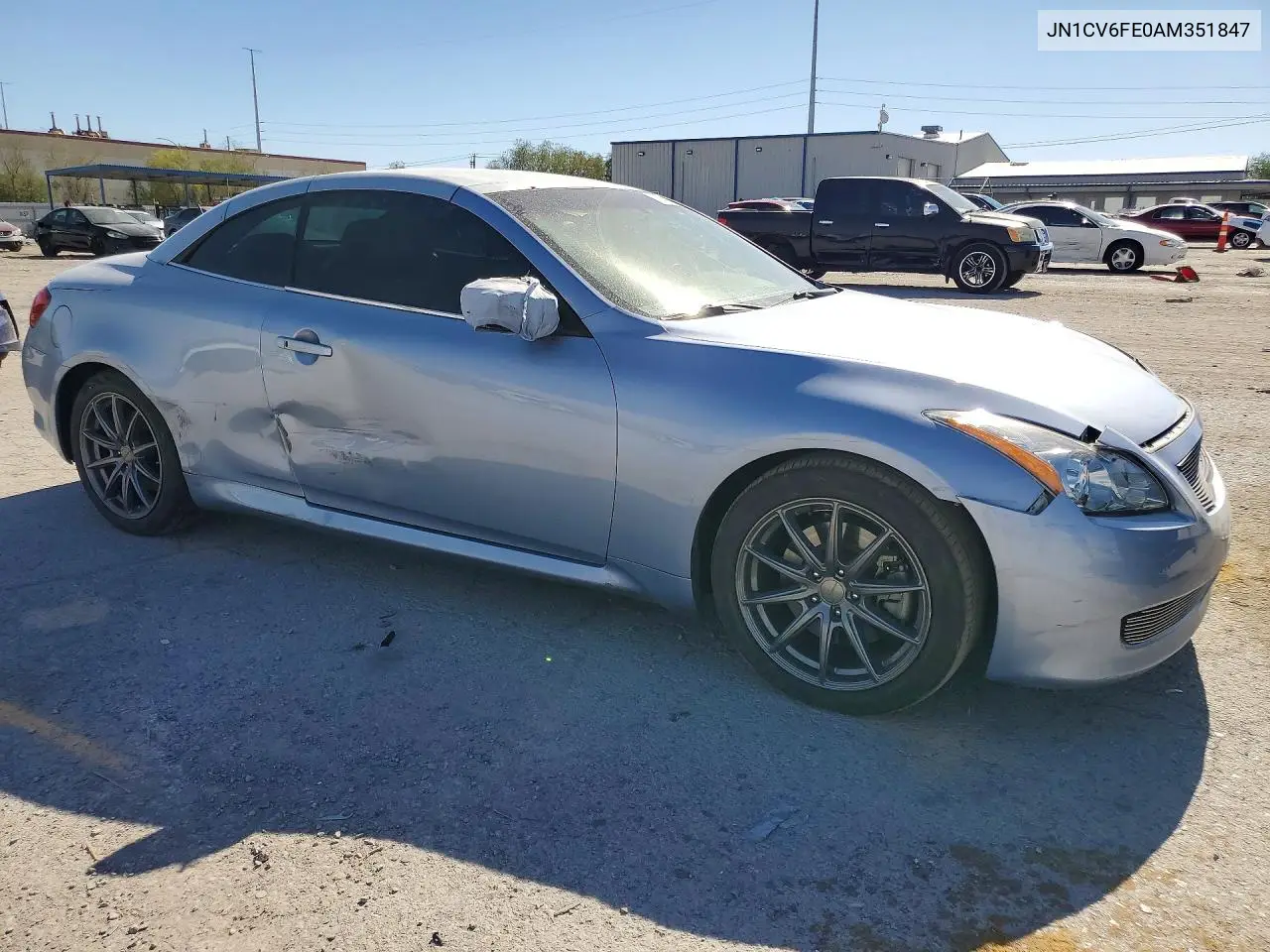2010 Infiniti G37 Convertible Base VIN: JN1CV6FE0AM351847 Lot: 60646326