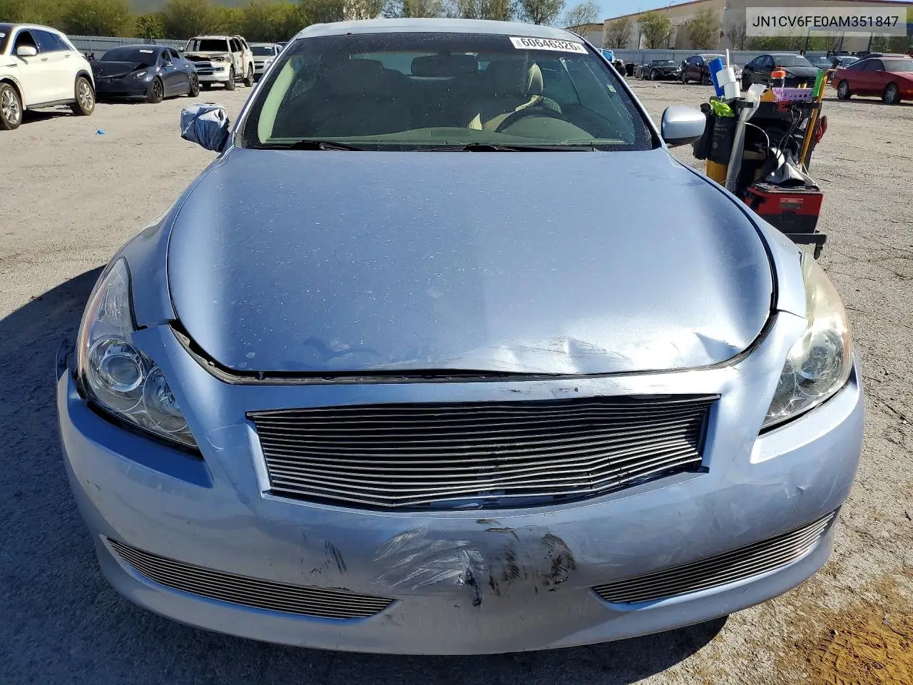 2010 Infiniti G37 Convertible Base VIN: JN1CV6FE0AM351847 Lot: 60646326