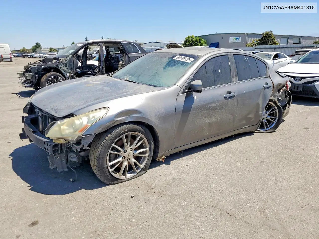 2010 Infiniti G37 Sedan Base VIN: JN1CV6AP9AM401315 Lot: 60698126