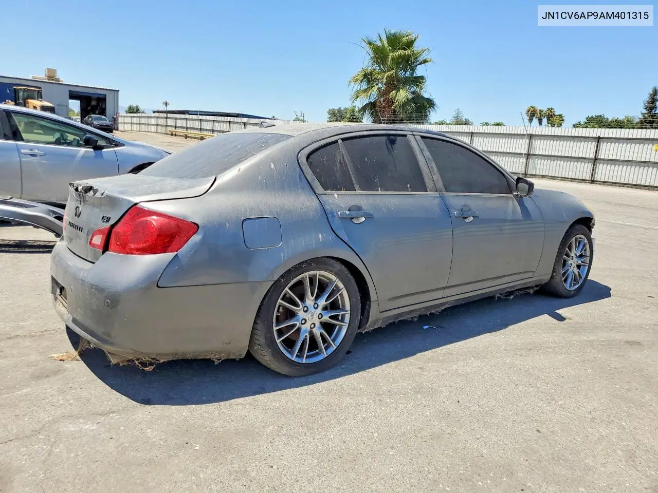 2010 Infiniti G37 Sedan Base VIN: JN1CV6AP9AM401315 Lot: 60698126