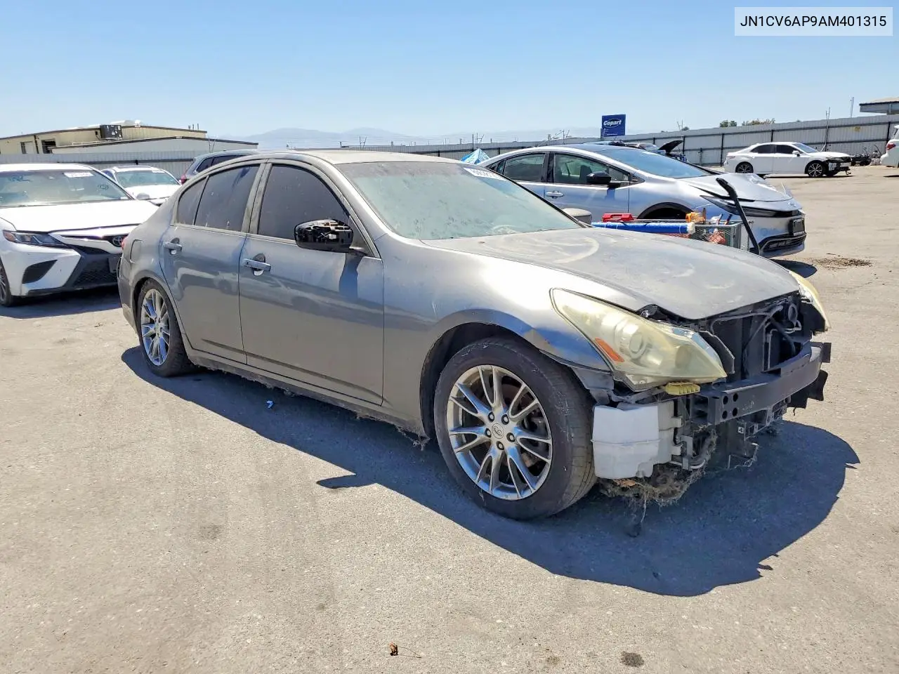 2010 Infiniti G37 Sedan Base VIN: JN1CV6AP9AM401315 Lot: 60698126