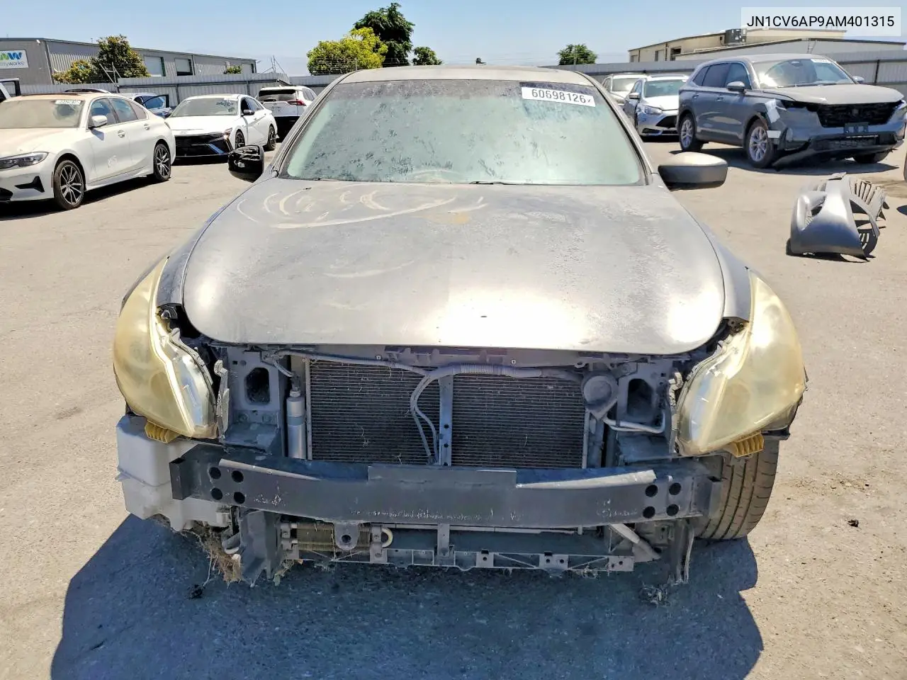 2010 Infiniti G37 Sedan Base VIN: JN1CV6AP9AM401315 Lot: 60698126