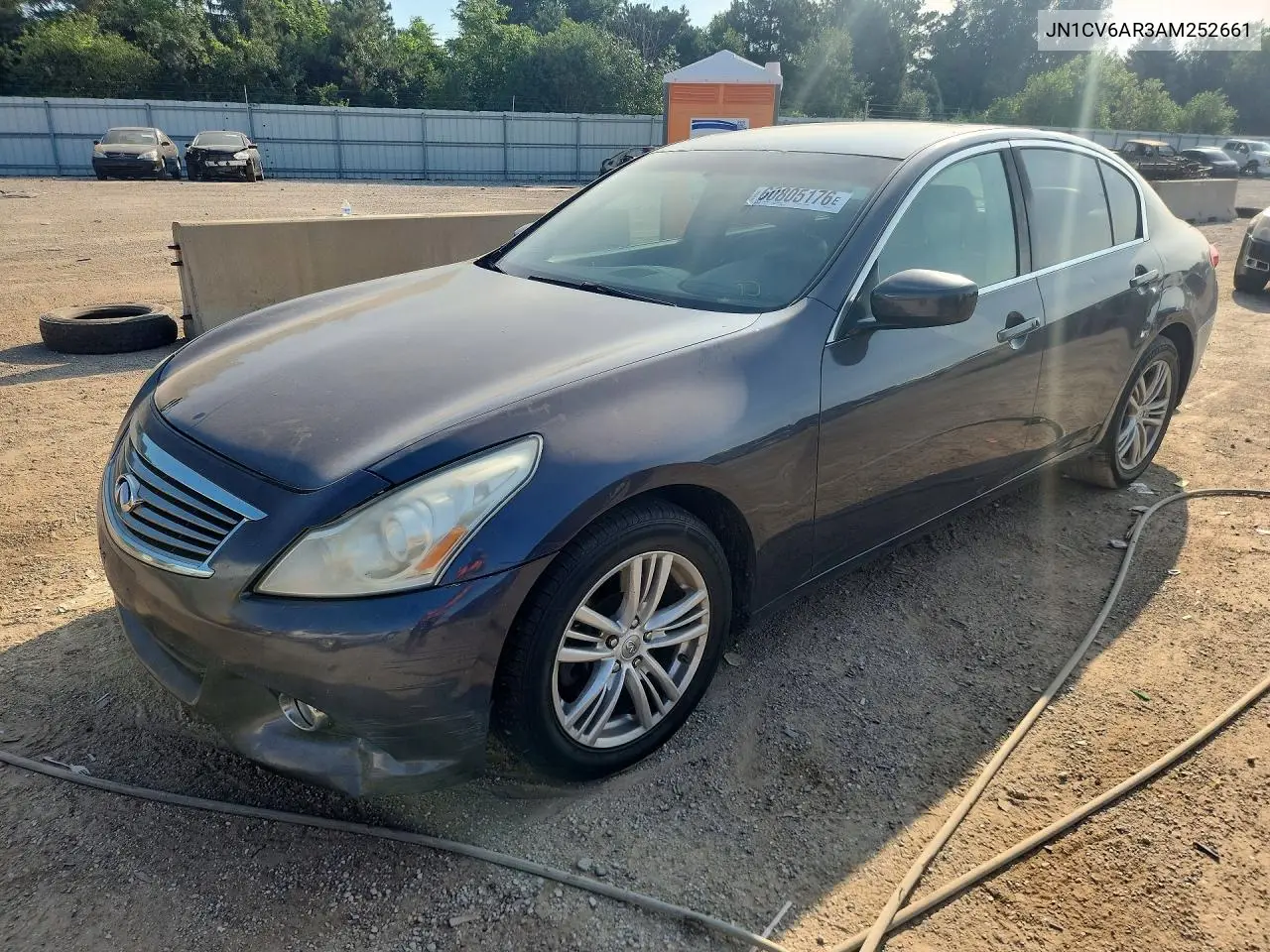 2010 Infiniti G37 VIN: JN1CV6AR3AM252661 Lot: 60805176