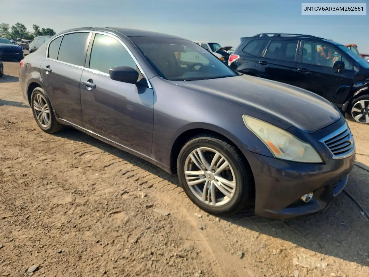 2010 Infiniti G37 VIN: JN1CV6AR3AM252661 Lot: 60805176