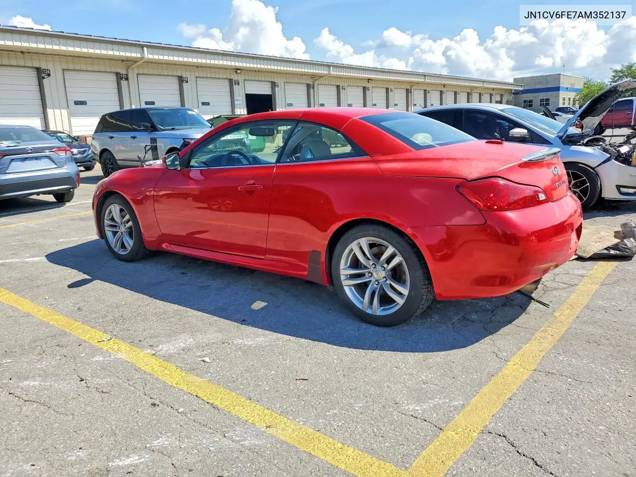 2010 Infiniti G37 Convertible Base VIN: JN1CV6FE7AM352137 Lot: 60939176