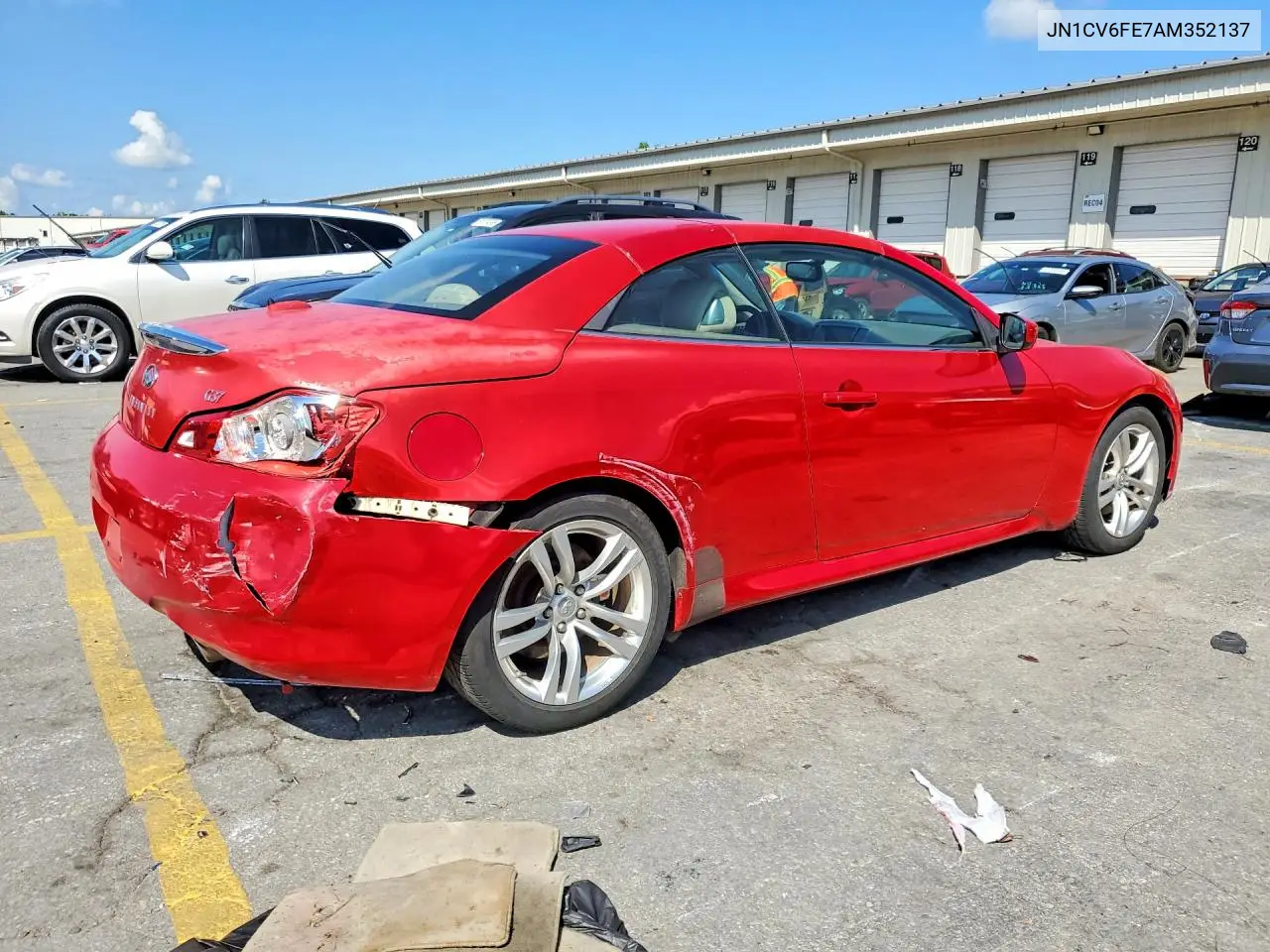 2010 Infiniti G37 Convertible Base VIN: JN1CV6FE7AM352137 Lot: 60939176