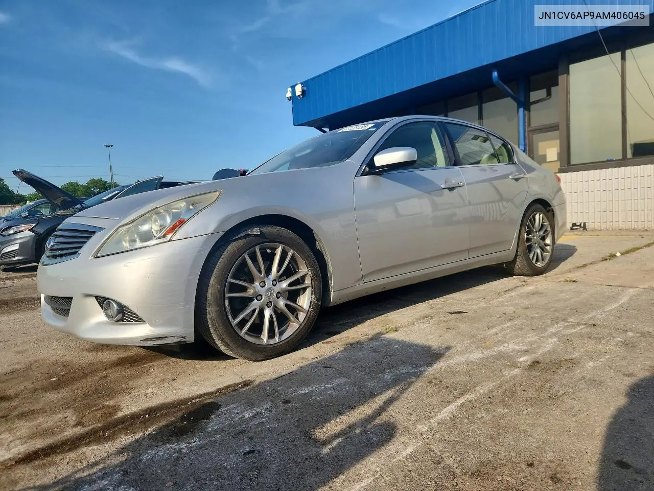 2010 Infiniti G37 Sedan Base VIN: JN1CV6AP9AM406045 Lot: 61133456