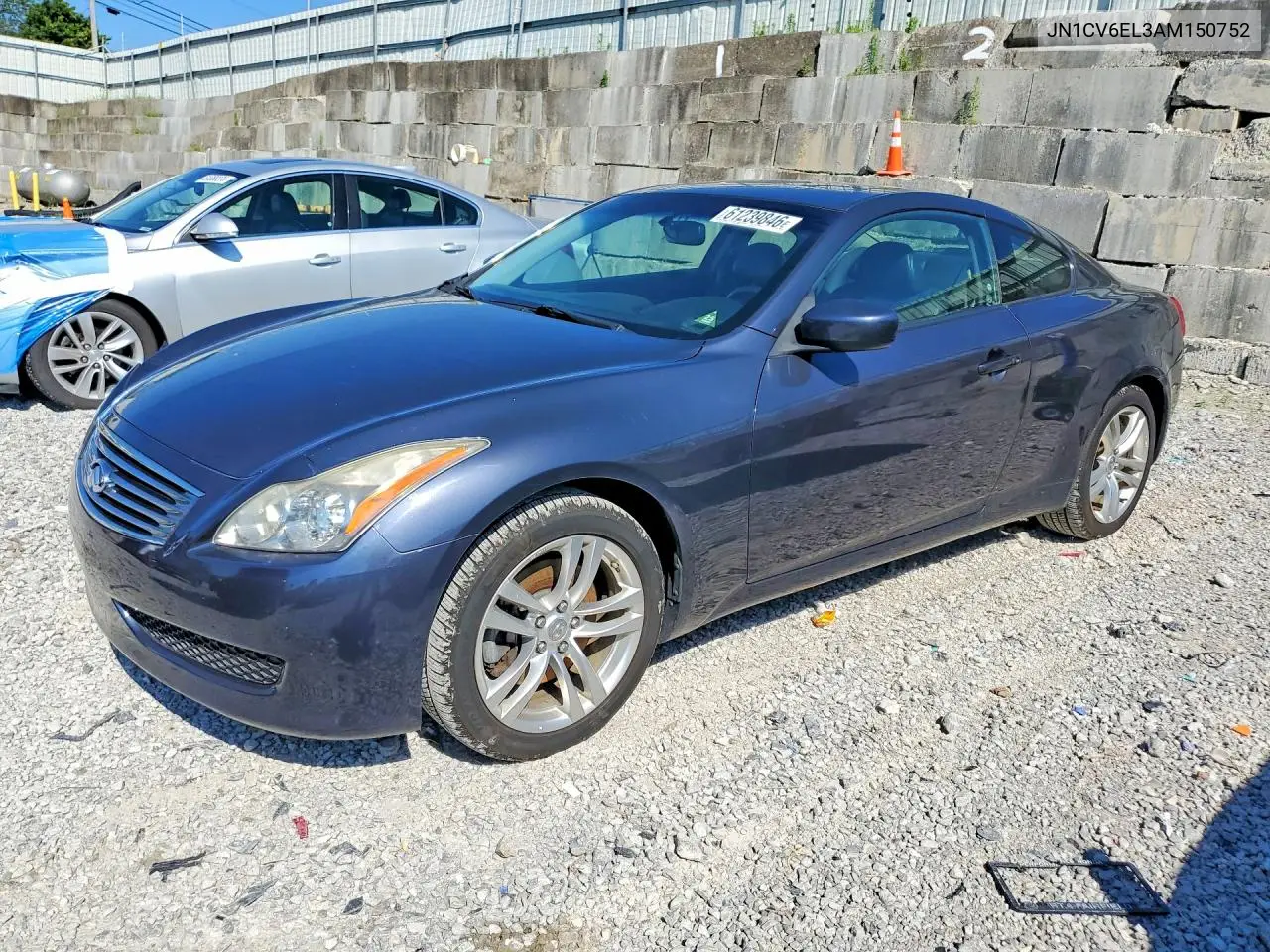 2010 Infiniti G37 Coupe X VIN: JN1CV6EL3AM150752 Lot: 61239846