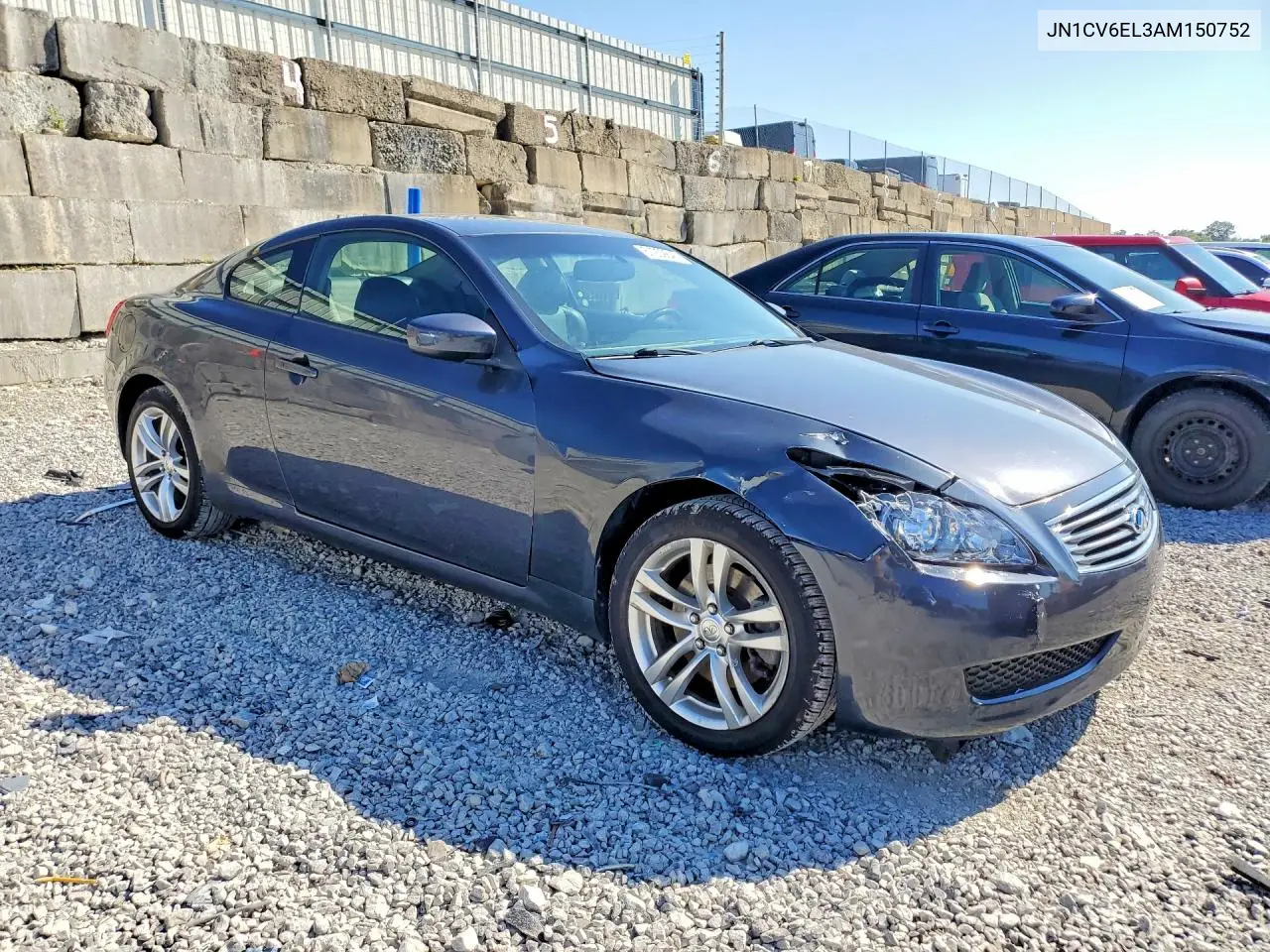 2010 Infiniti G37 Coupe X VIN: JN1CV6EL3AM150752 Lot: 61239846