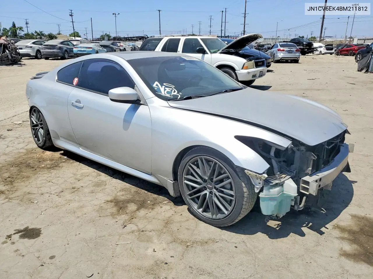 2011 Infiniti G37 Coupe Base VIN: JN1CV6EK4BM211812 Lot: 56860076