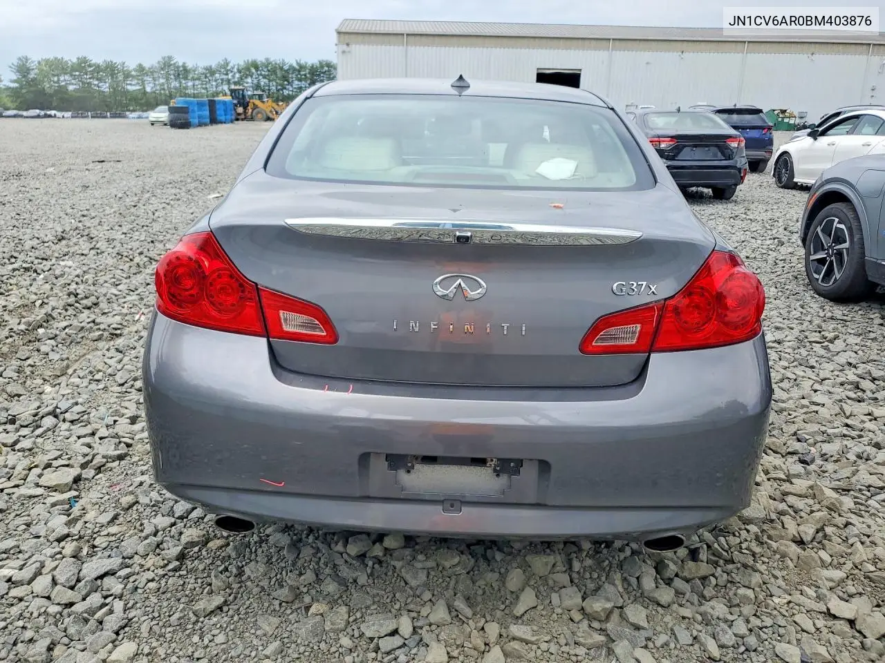 2011 Infiniti G37 Sedan X VIN: JN1CV6AR0BM403876 Lot: 57525376