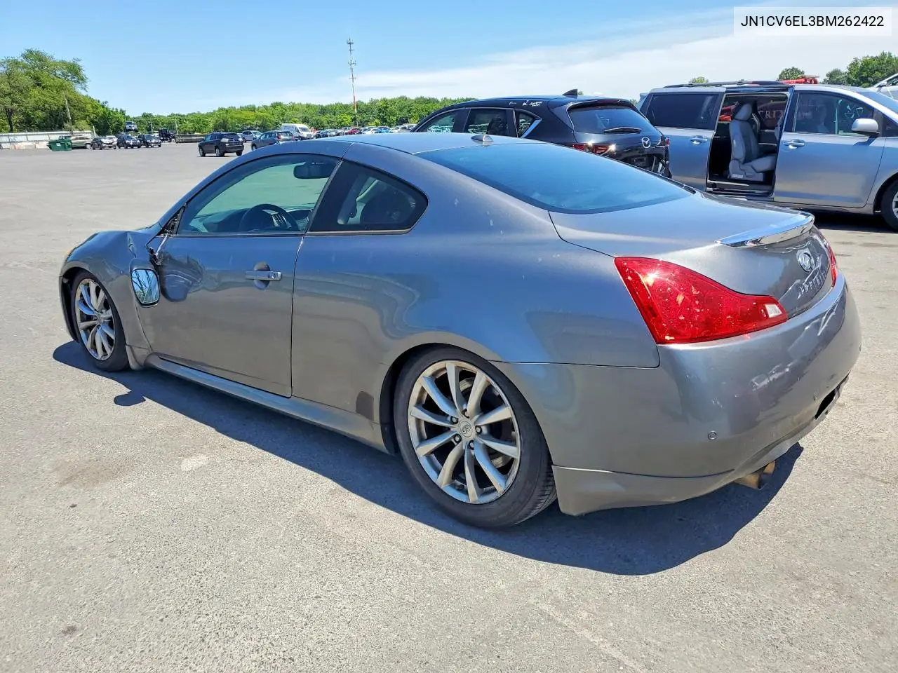 2011 Infiniti G37 Coupe X VIN: JN1CV6EL3BM262422 Lot: 57579616
