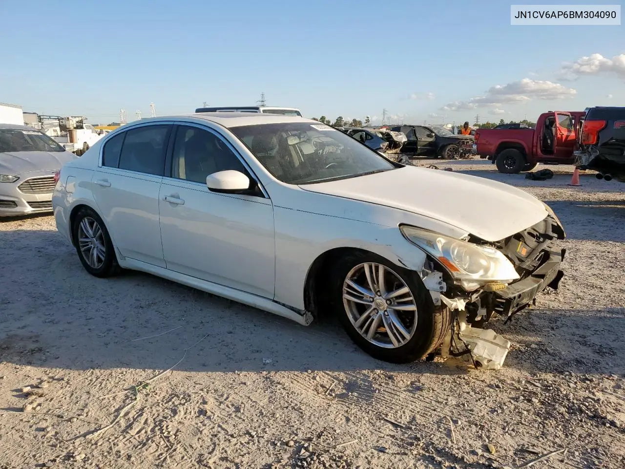 JN1CV6AP6BM304090 2011 Infiniti G37 Base