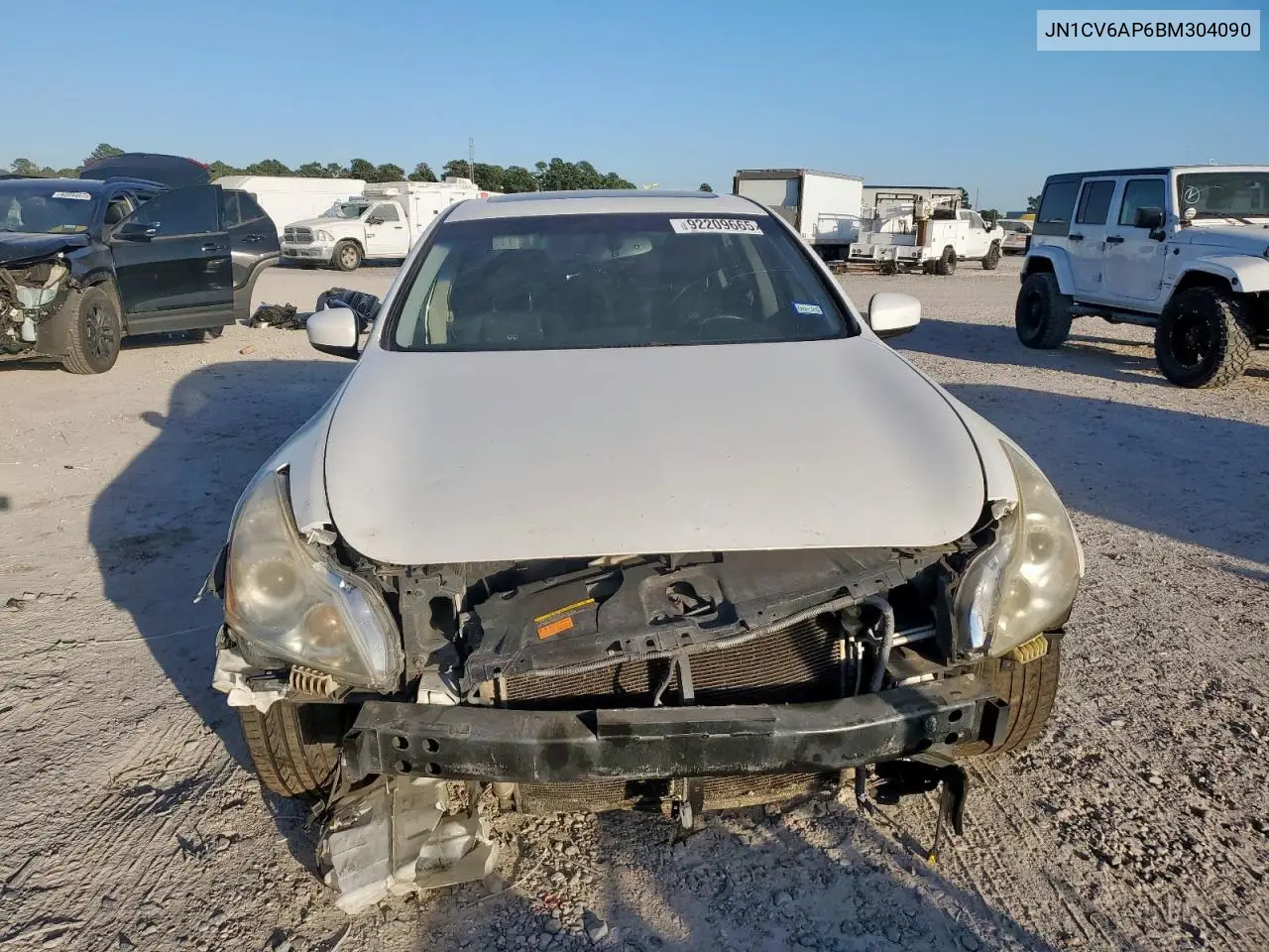 JN1CV6AP6BM304090 2011 Infiniti G37 Base