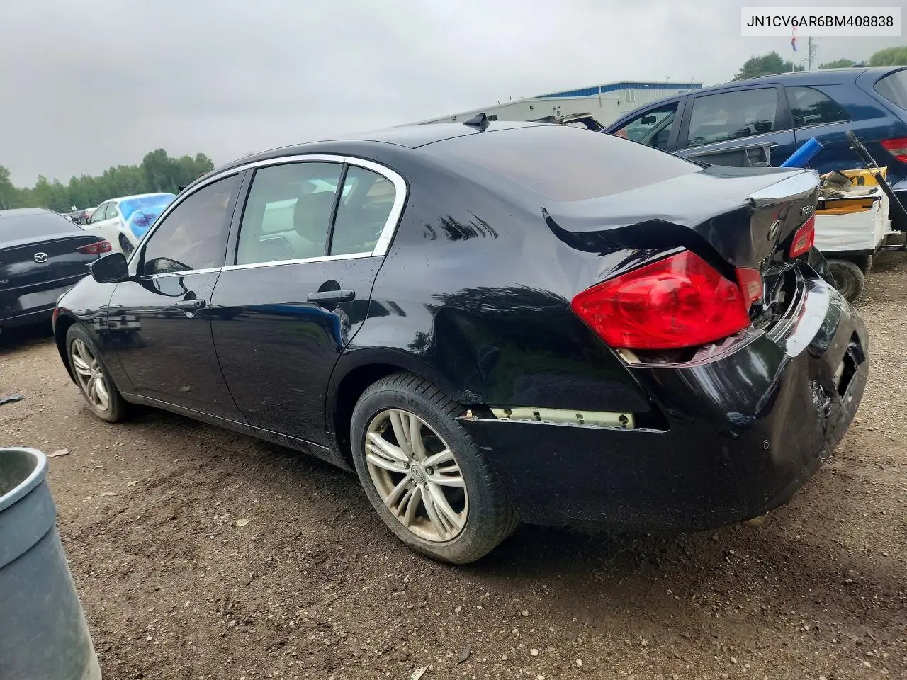 2011 Infiniti G37 Sedan X VIN: JN1CV6AR6BM408838 Lot: 58943026