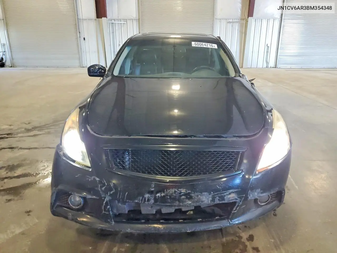 2011 Infiniti G37 VIN: JN1CV6AR3BM354348 Lot: 60064216