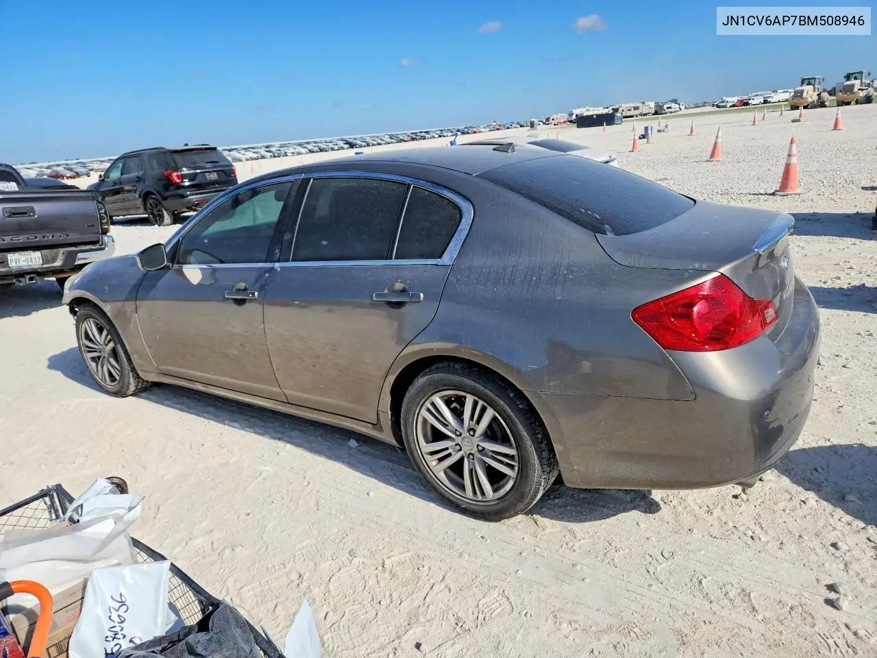 2011 Infiniti G37 Sedan Journey VIN: JN1CV6AP7BM508946 Lot: 60072636