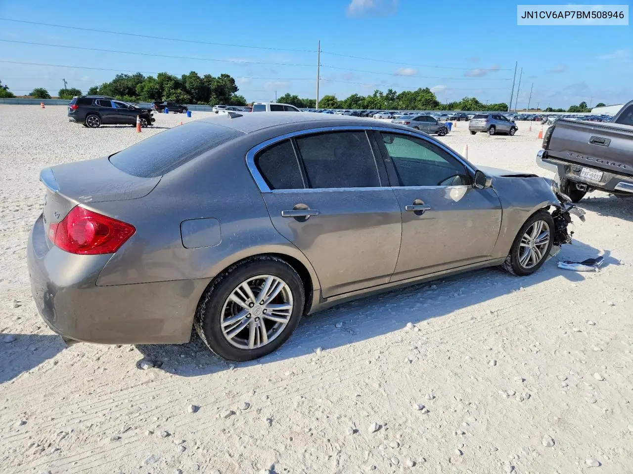 2011 Infiniti G37 Sedan Journey VIN: JN1CV6AP7BM508946 Lot: 60072636