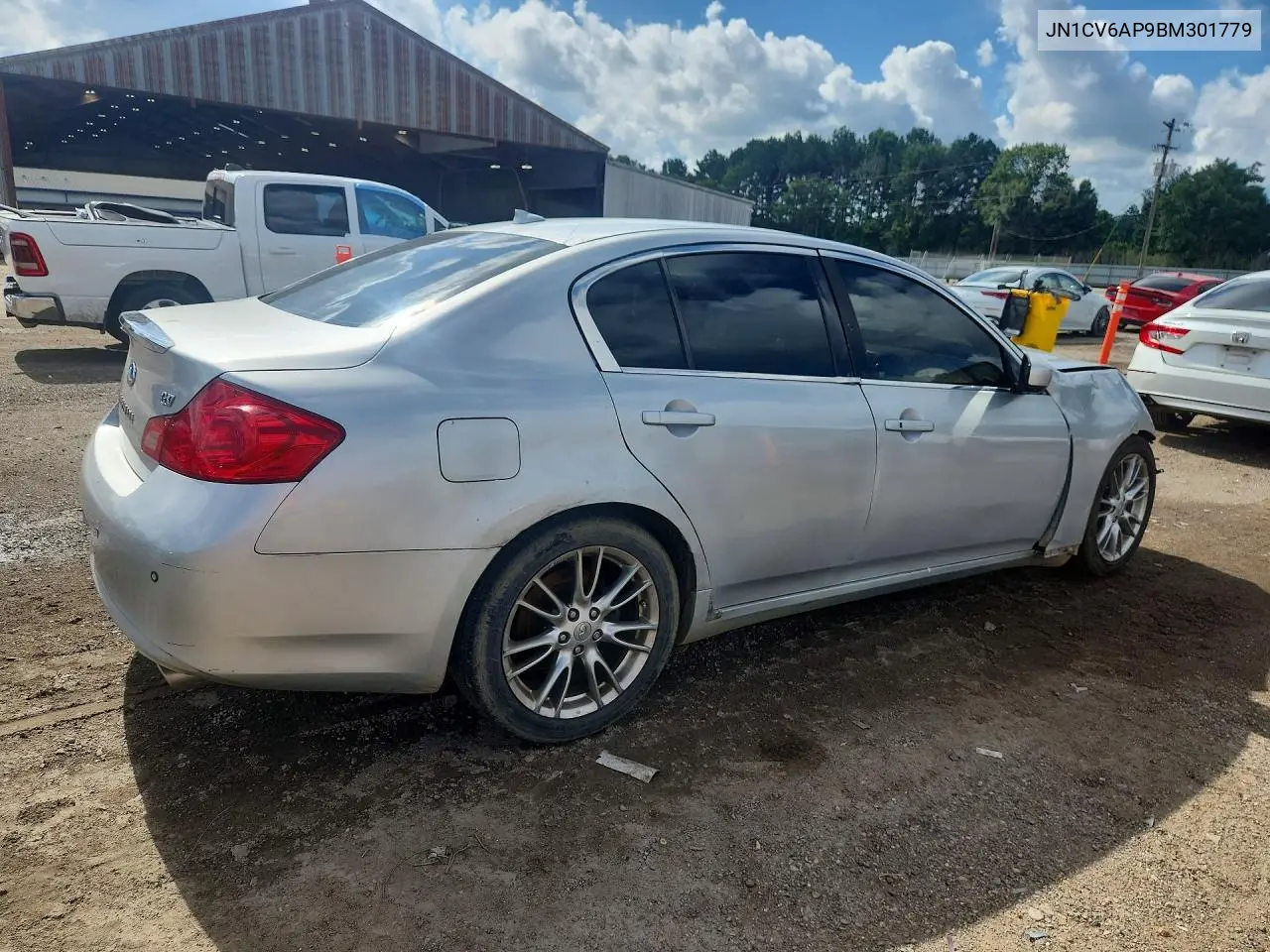 2011 Infiniti G37 Sedan Journey VIN: JN1CV6AP9BM301779 Lot: 60241996