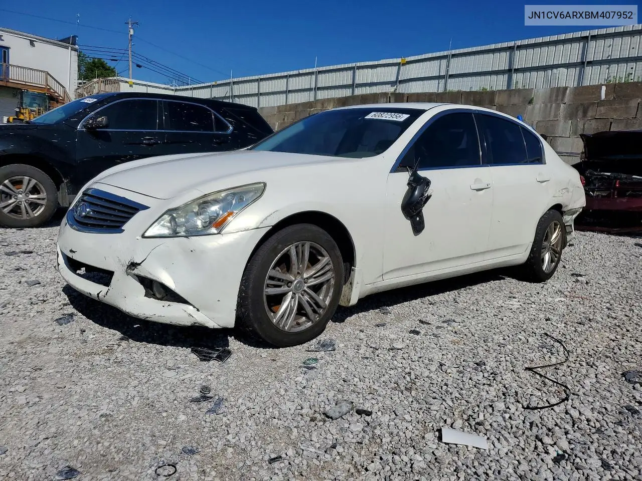 2011 Infiniti G37 VIN: JN1CV6ARXBM407952 Lot: 60822956