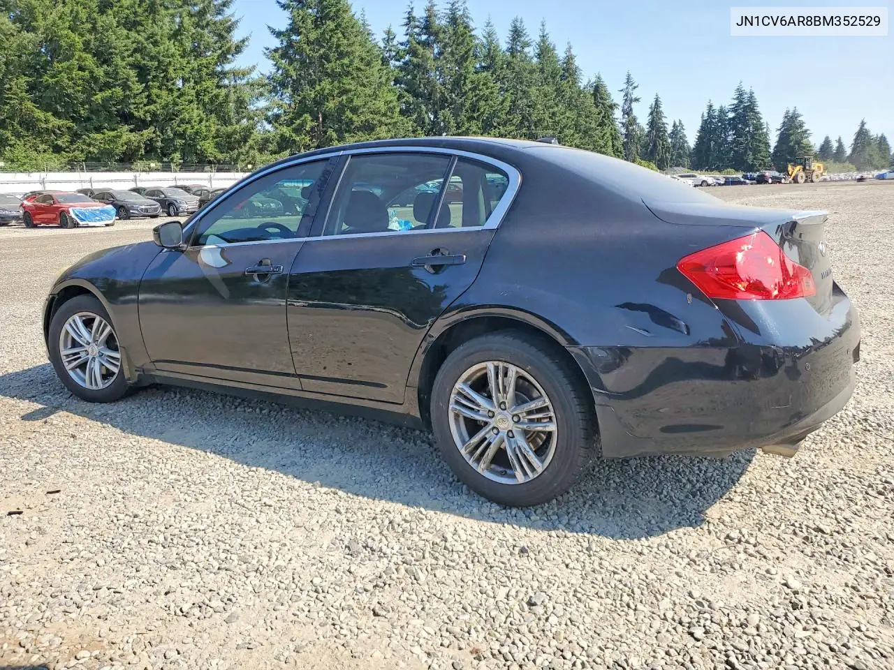 2011 Infiniti G37 Sedan X VIN: JN1CV6AR8BM352529 Lot: 60854076