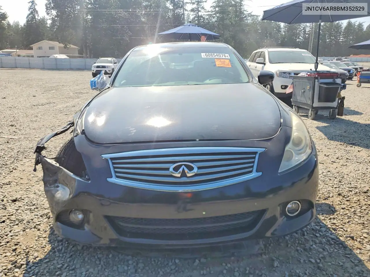 2011 Infiniti G37 Sedan X VIN: JN1CV6AR8BM352529 Lot: 60854076