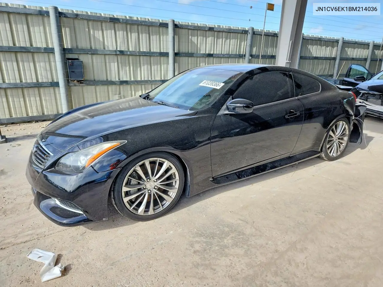 2011 Infiniti G37 Base/Sport VIN: JN1CV6EK1BM214036 Lot: 61039366