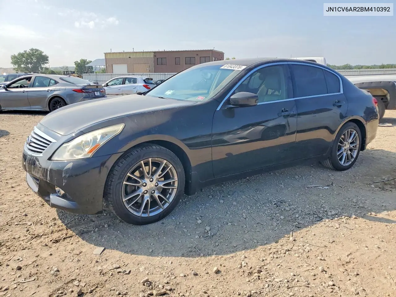 2011 Infiniti G37 Sedan X VIN: JN1CV6AR2BM410392 Lot: 61043376