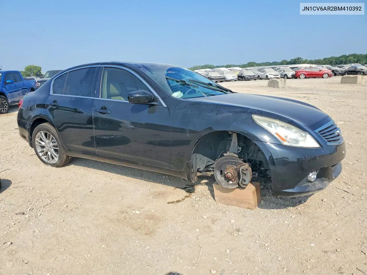 2011 Infiniti G37 Sedan X VIN: JN1CV6AR2BM410392 Lot: 61043376