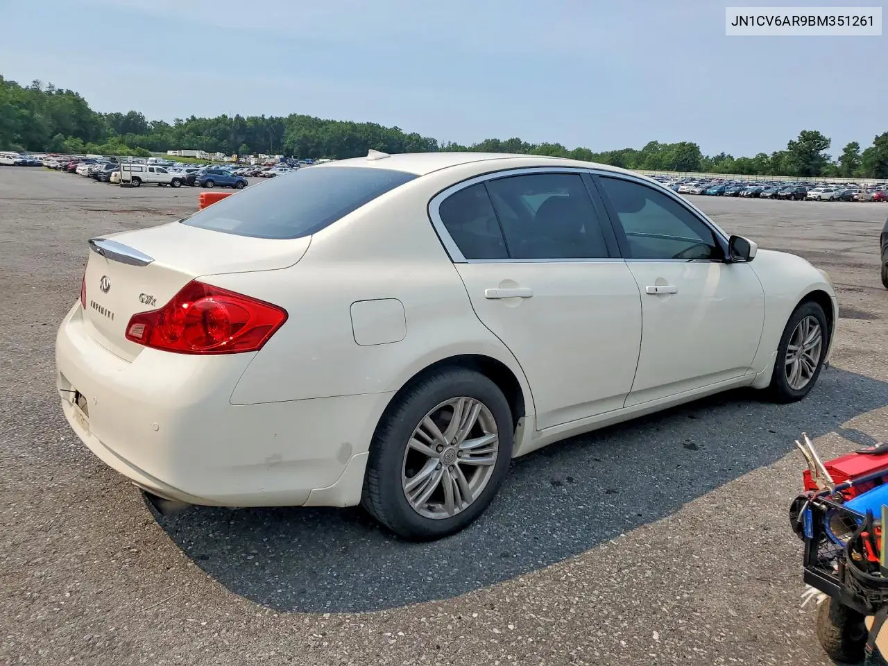 2011 Infiniti G37 VIN: JN1CV6AR9BM351261 Lot: 61085156