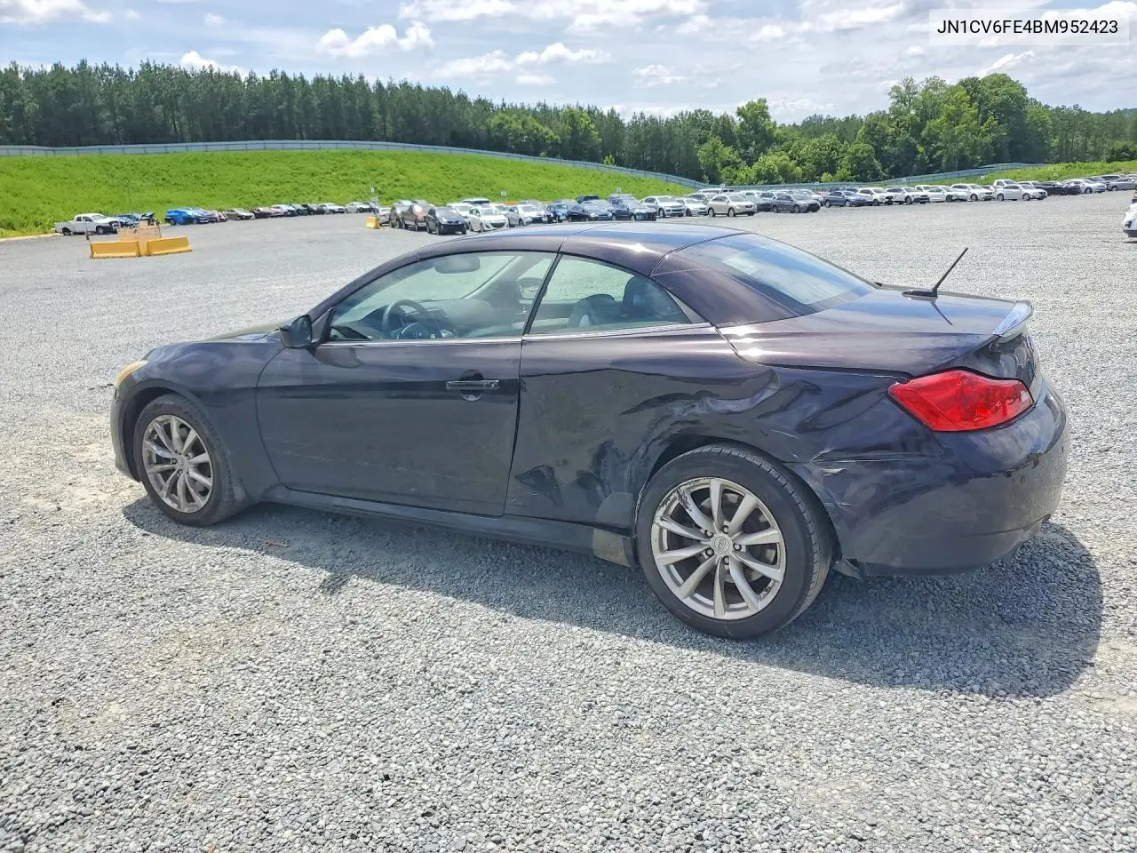 2011 Infiniti G37 Convertible Base VIN: JN1CV6FE4BM952423 Lot: 61227776