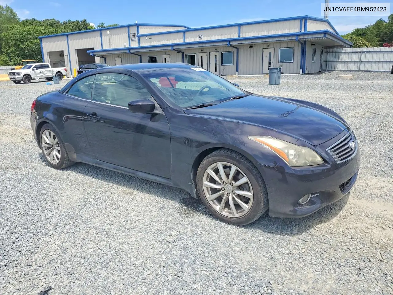 2011 Infiniti G37 Convertible Base VIN: JN1CV6FE4BM952423 Lot: 61227776